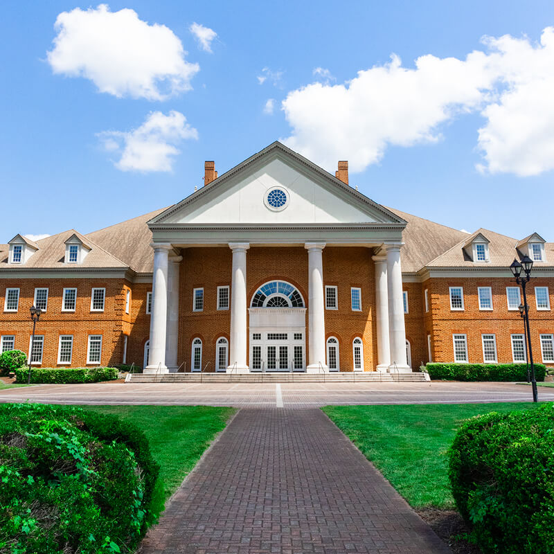Regent University Virginia Beach campus communications building.